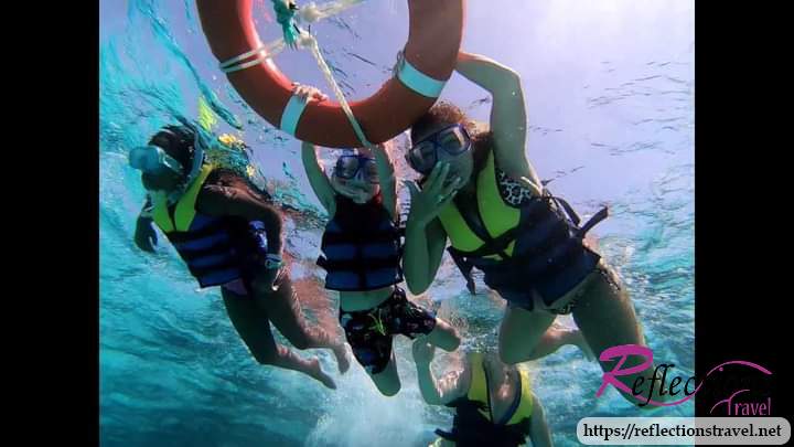 Snorkeling at Orange Bay Island